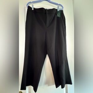 Ralph Lauren Lauren NWT Black Ankle/Crop Pants Size 12